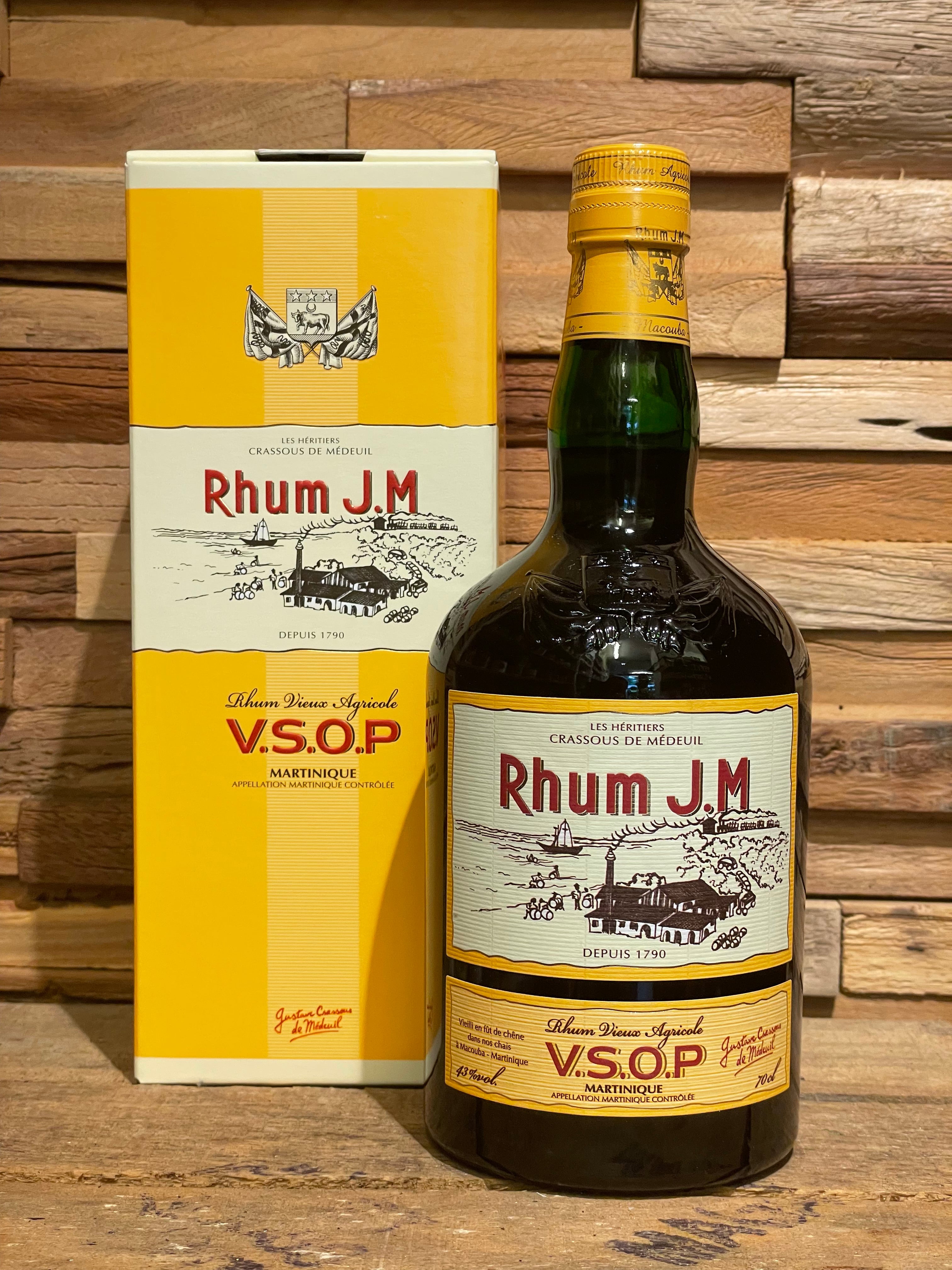 Rhum J.M VSOP – Fatio Fleurs Pully