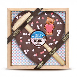 Coeur à Casser Chocolat Noir - Chocolat à casser - Le Comptoir de Mathilde